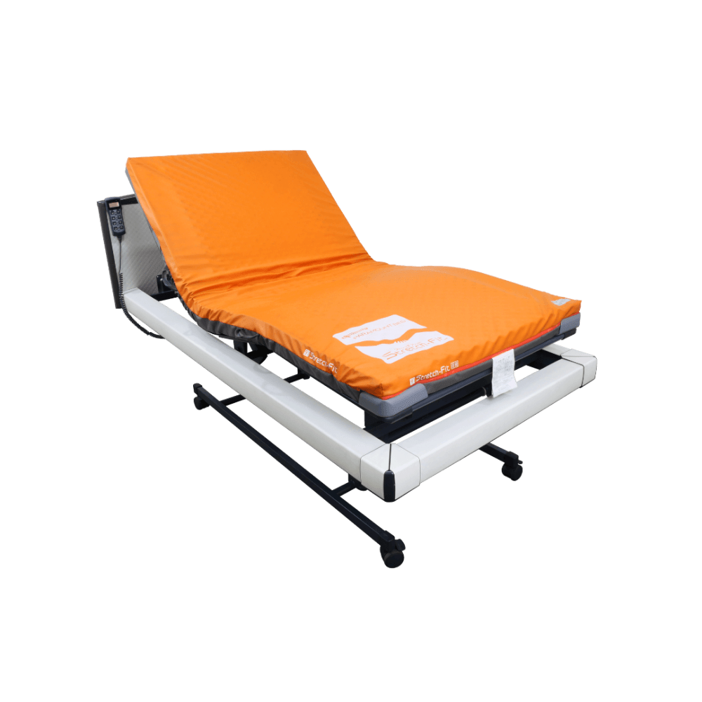 เตียงผู้ป่วยไฟฟ้า PARAMOUNT BED รุ่น Intime 1000 สีขาว พร้อมที่นอน รุ่น STRETCH FIT_0